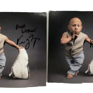 Autographed Verne Troyer Photos
